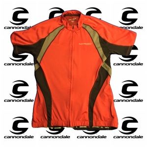 CANNONDALE Carbon Women’s Large Red Cyclying Shirt